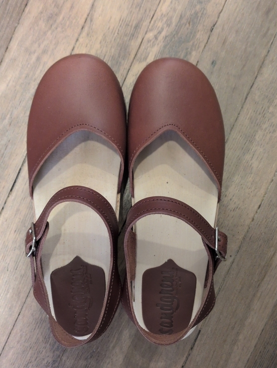 Sandgrens Shoes - Sandgrens Low Heel Mary Jane Clog 39